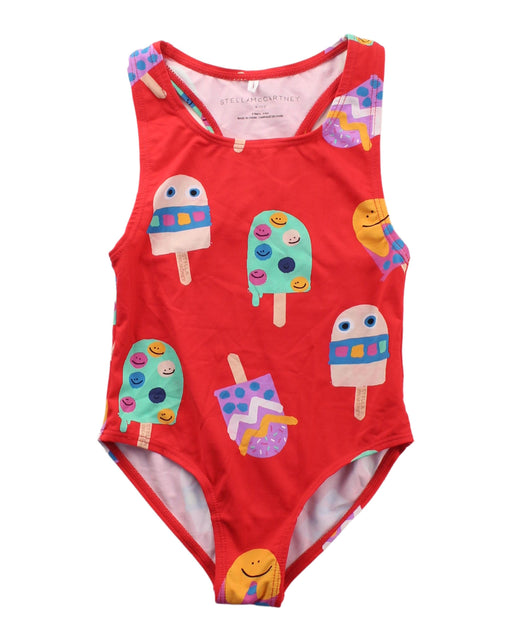 A Red Swimsuits from Stella McCartney in size 3T for girl. (Front View)