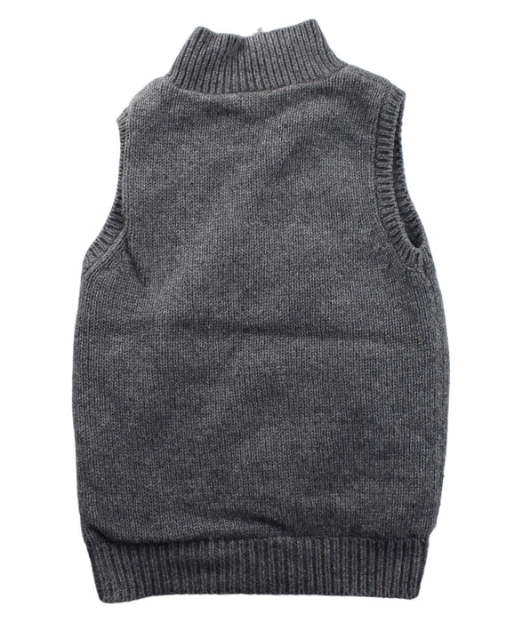 A Grey Dress Up Vests from The Little White Company in size 4T for boy. (Back View)