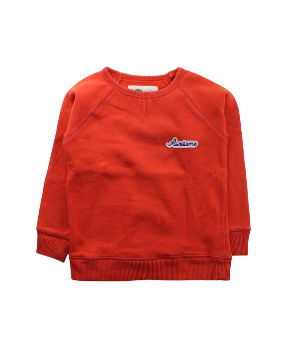 A Orange Crewneck Sweatshirts from Boden in size 4T for boy. (Front View)
