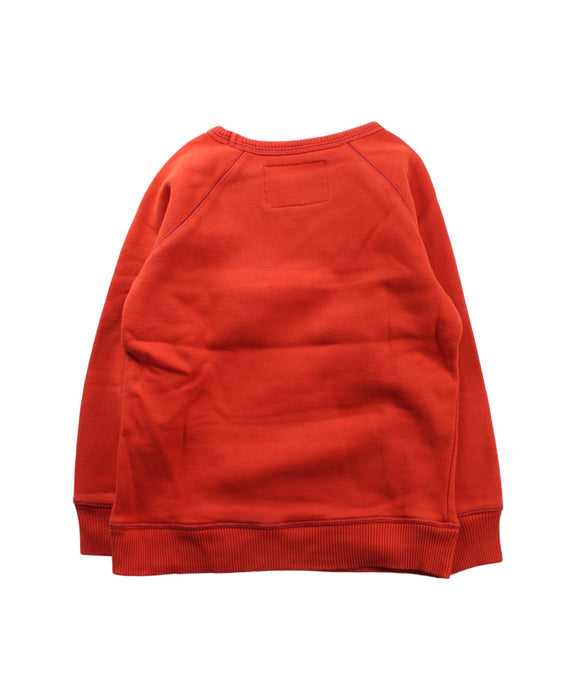 A Orange Crewneck Sweatshirts from Boden in size 4T for boy. (Back View)