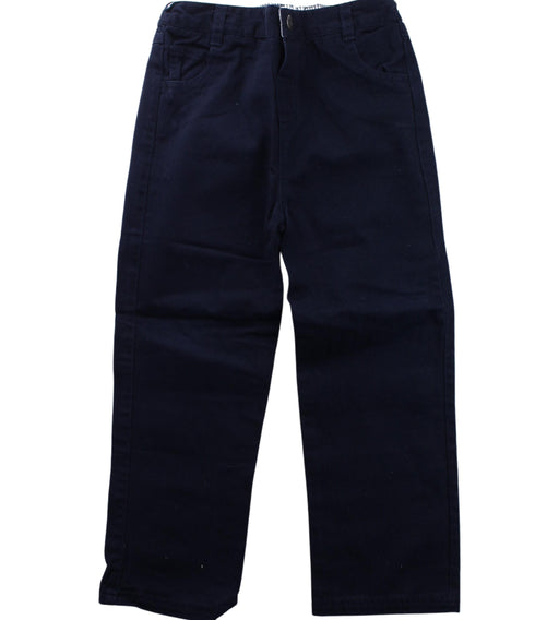 A Blue Casual Pants from Jojo Maman Bébé in size 5T for boy. (Front View)