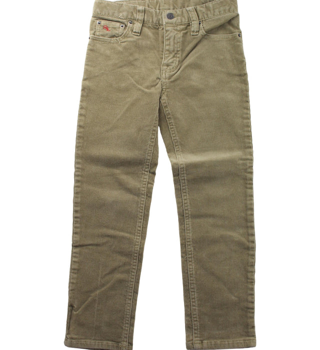 A Green Casual Pants from Polo Ralph Lauren in size 5T for boy. (Front View)