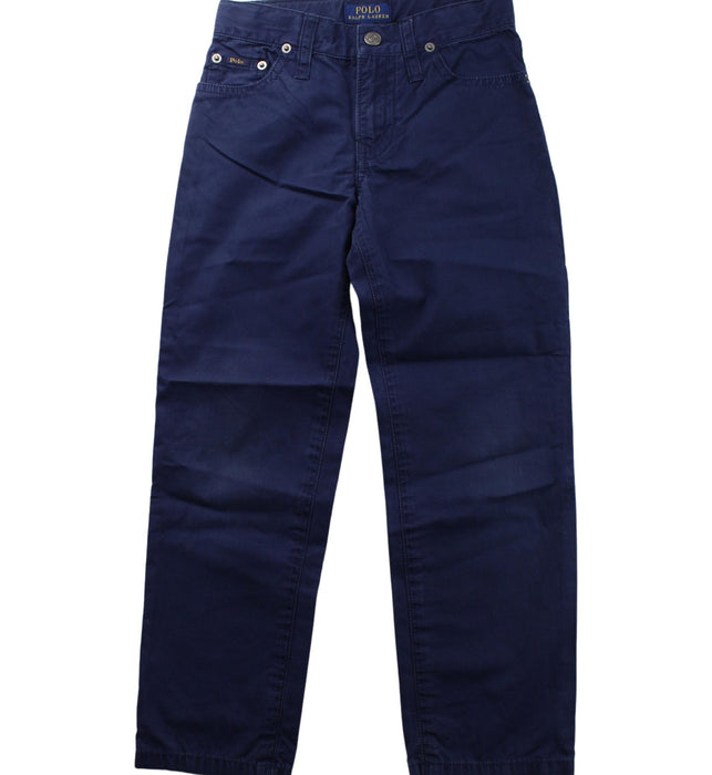 A Blue Casual Pants from Polo Ralph Lauren in size 5T for boy. (Front View)