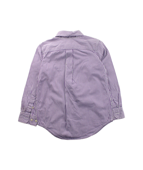 A Purple Long Sleeve Shirts from Ralph Lauren in size 3T for boy. (Back View)