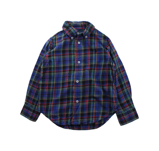 A Blue Long Sleeve Shirts from Ralph Lauren in size 3T for boy. (Front View)