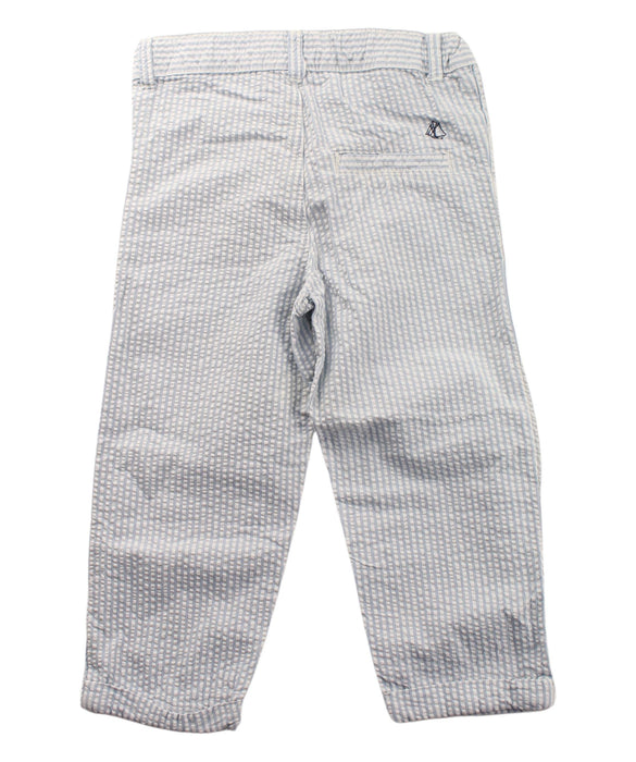 A Blue Casual Pants from Petit Bateau in size 2T for girl. (Back View)