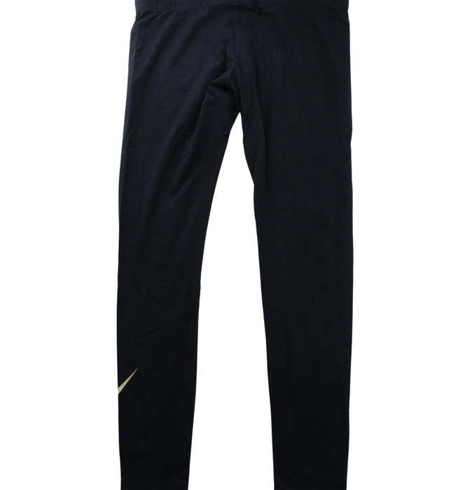 A Blue Leggings from Nike in size 10Y for girl. (Back View)