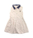 A White Sleeveless Dresses from Chipie in size 5T for girl. (Front View)