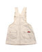 A White Overall Dresses from Seed in size 18-24M for girl. (Back View)