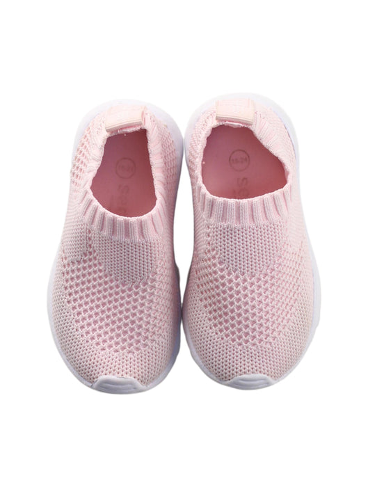 A Pink Slip Ons from Seed in size 18-24M for girl. (Back View)