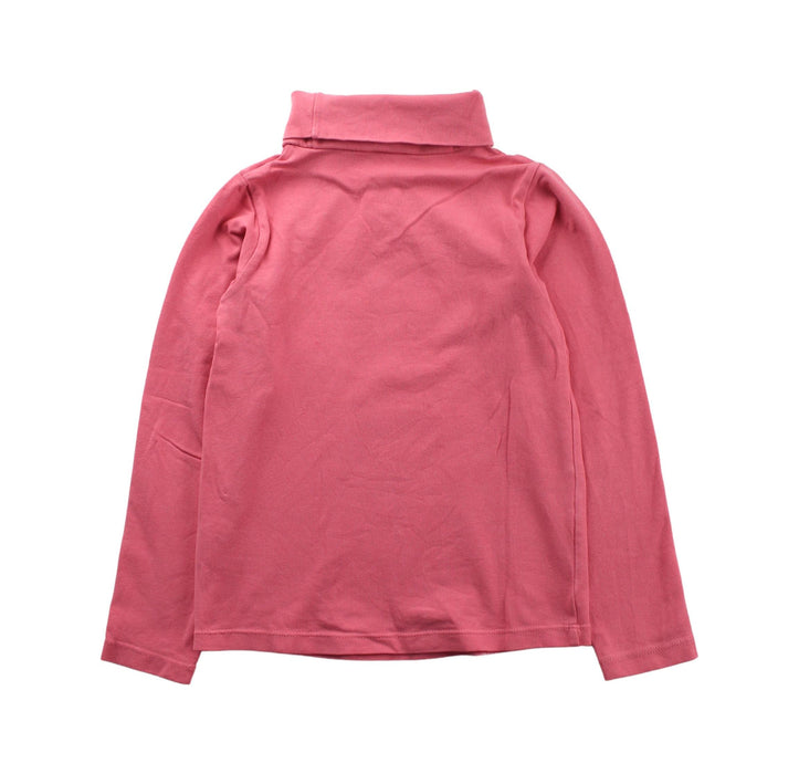 A Pink Long Sleeve Tops from Jacadi in size 6T for girl. (Back View)
