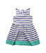 A Multicolour Sleeveless Dresses from Janie & Jack in size 4T for girl. (Front View)