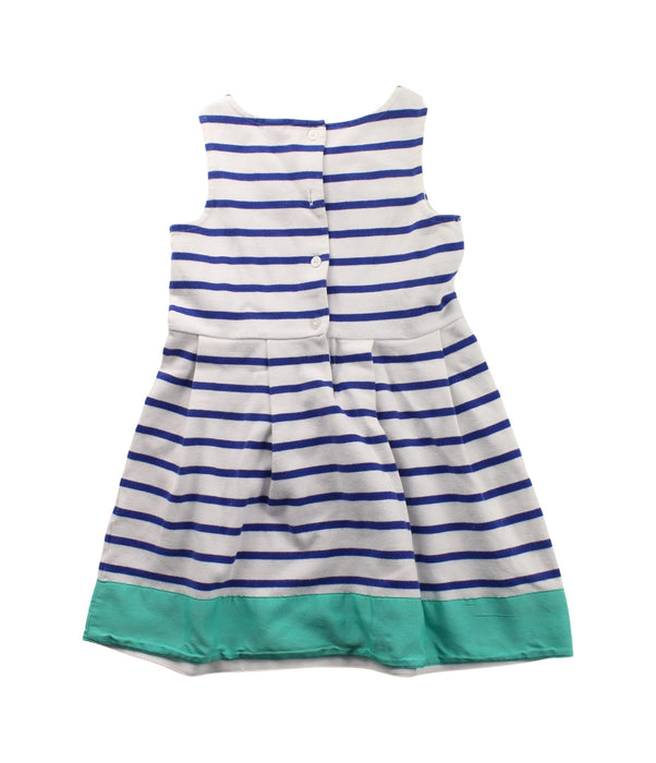 A Multicolour Sleeveless Dresses from Janie & Jack in size 4T for girl. (Back View)