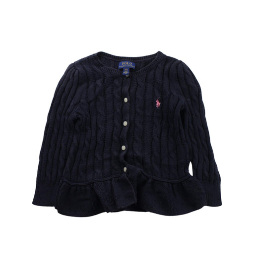 A Black Cardigans from Polo Ralph Lauren in size 2T for girl. (Front View)