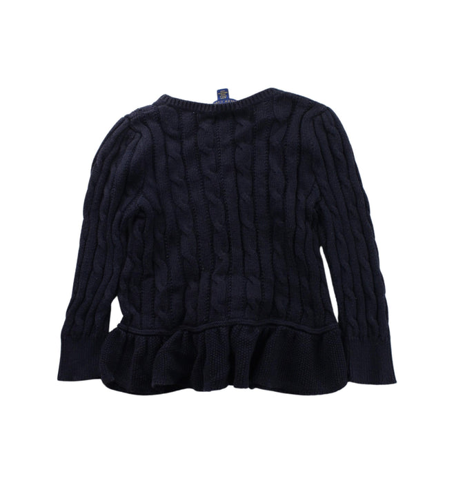 A Black Cardigans from Polo Ralph Lauren in size 2T for girl. (Back View)