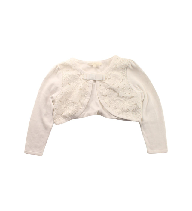 A Beige Cardigans from Nicholas & Bears in size 6T for girl. (Front View)