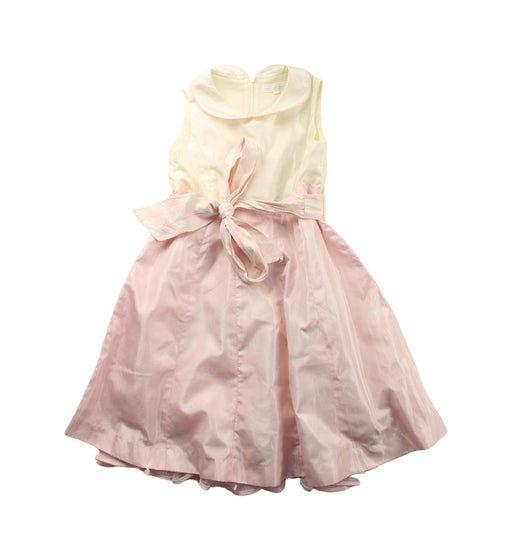 A Pink Sleeveless Dresses from Nicholas & Bears in size 4T for girl. (Front View)