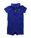 A Blue Short Sleeve Rompers from Ralph Lauren in size 3-6M for boy. (Front View)