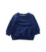 A Navy Buttoned Sweatshirts from Tommy Hilfiger in size 6-12M for boy. (Front View)
