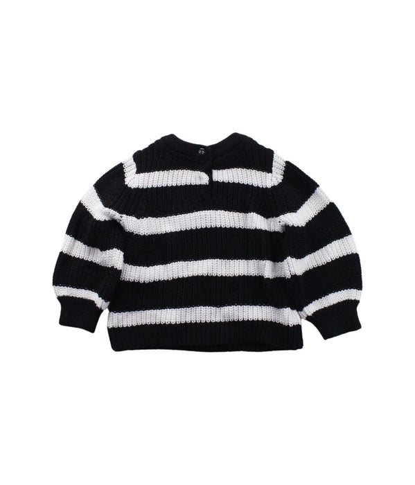 A Black Knit Sweaters from Tommy Hilfiger in size 3-6M for boy. (Back View)