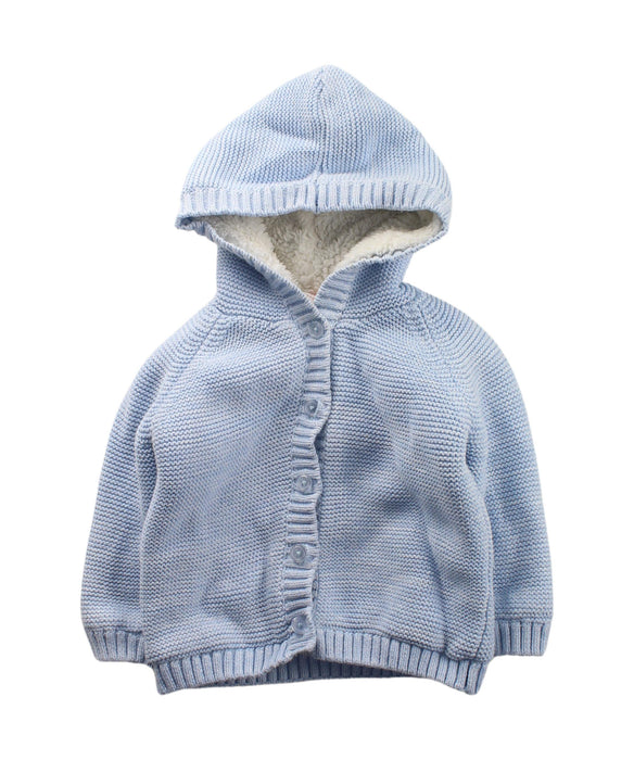 A Blue Lightweight Jackets from Seed in size 6-12M for neutral. (Front View)