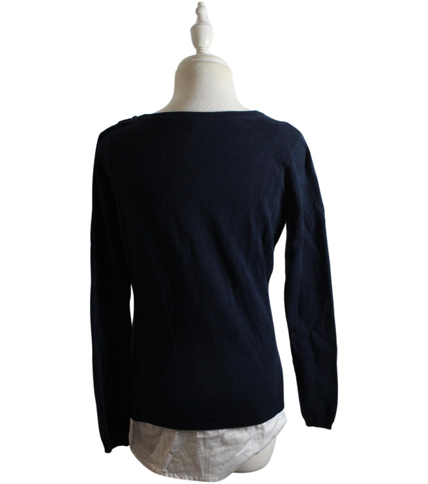 A Blue Knit Sweaters from Seraphine in size XS for maternity. (Back View)
