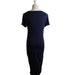 A Blue Short Sleeve Dresses from Mayarya in size XS for maternity. (Back View)