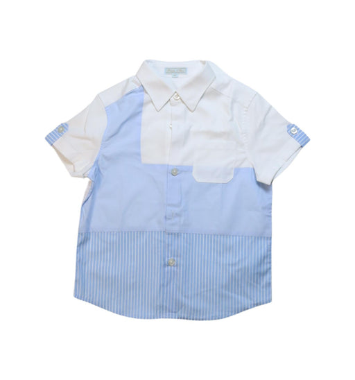 A Blue Short Sleeve Shirts from Nicholas & Bears in size 3T for boy. (Front View)