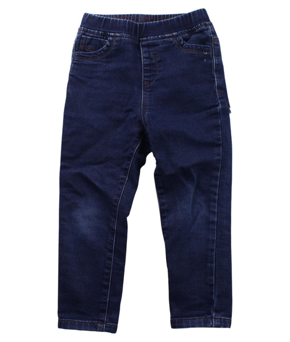 A Blue Jeans from Momonittu in size 2T for boy. (Front View)