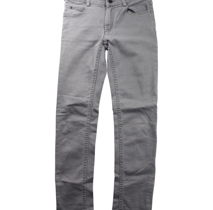 A Grey Casual Pants from Jacadi in size 10Y for boy. (Front View)