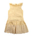 A Yellow Sleeveless Dresses from Gingersnaps in size 6T for girl. (Back View)