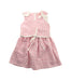 A Pink Sleeveless Dresses from Gingersnaps in size 6T for girl. (Front View)