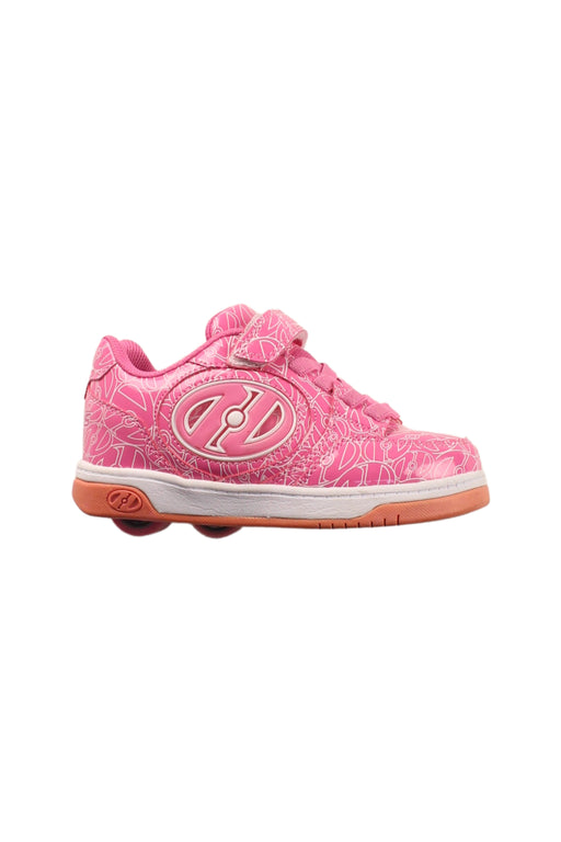 A Pink Sneakers from Heelys in size 7Y for girl. (Front View)