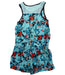 A Blue Sleeveless Rompers from DKNY in size 4T for girl. (Back View)