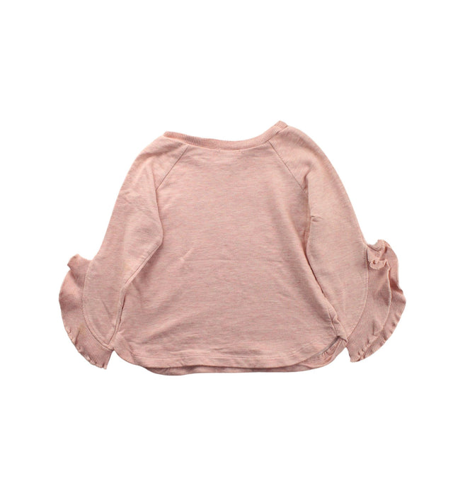 A Pink Crewneck Sweatshirts from Splendid in size 2T for girl. (Back View)