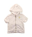A White Short Sleeve Tops from Juicy Couture in size 4T for girl. (Front View)