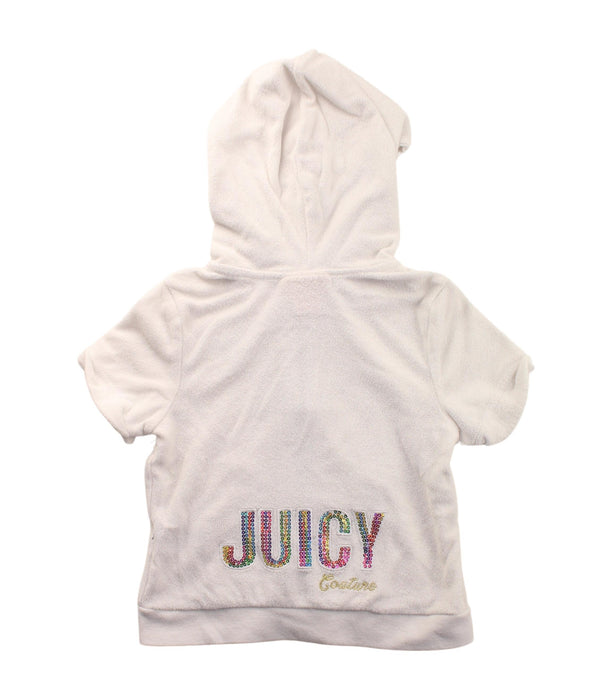 A White Short Sleeve Tops from Juicy Couture in size 4T for girl. (Back View)