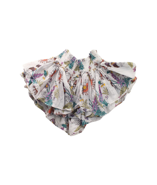 A White Skorts from Velveteen in size 3T for girl. (Back View)