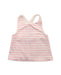 A Pink Sleeveless T Shirts from Jacadi in size 12-18M for girl. (Front View)