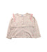 A White Cardigans from Petit Bateau in size 3T for girl. (Front View)