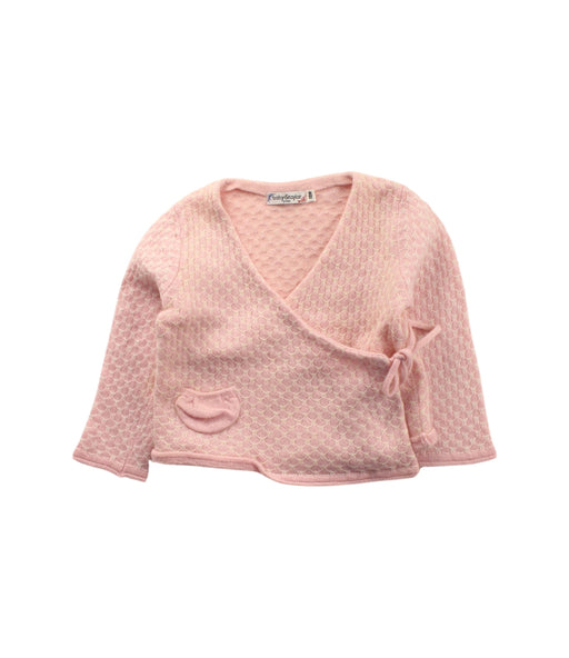 A Pink Cardigans from Baby & Taylor in size 12-18M for girl. (Front View)