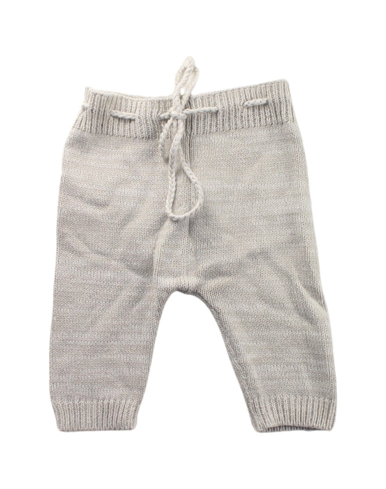 A White Sweatpants from Aosta in size 6-12M for neutral. (Front View)