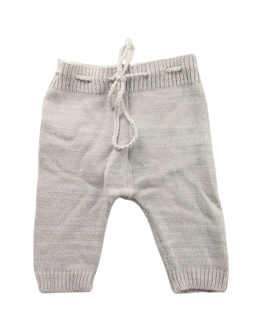 A White Sweatpants from Aosta in size 6-12M for neutral. (Front View)