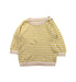 A White Knit Sweaters from Nature Baby in size 6-12M for girl. (Front View)