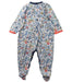 A White Onesies from Petit Bateau in size 6-12M for boy. (Back View)