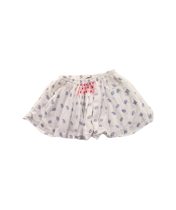 A Multicolour Short Skirts from Velveteen in size 4T for girl. (Front View)