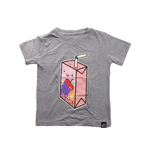 A Grey Short Sleeve T Shirts from Whistle & Flute in size 3T for boy. (Front View)