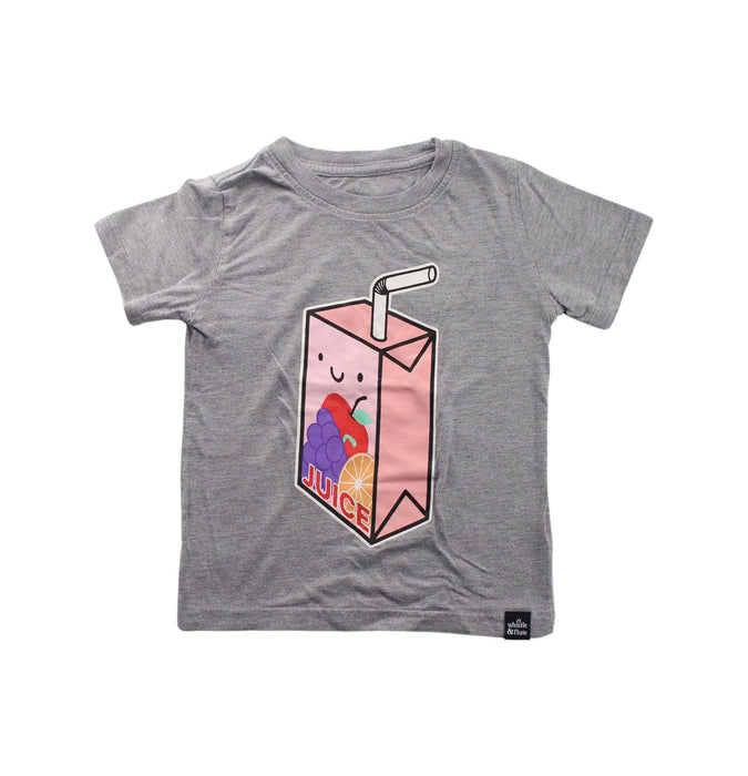A Grey Short Sleeve T Shirts from Whistle & Flute in size 3T for boy. (Front View)