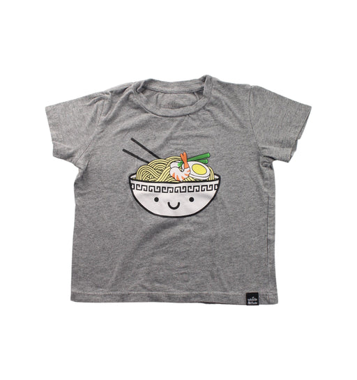 A Grey Short Sleeve T Shirts from Whistle & Flute in size 3T for girl. (Front View)