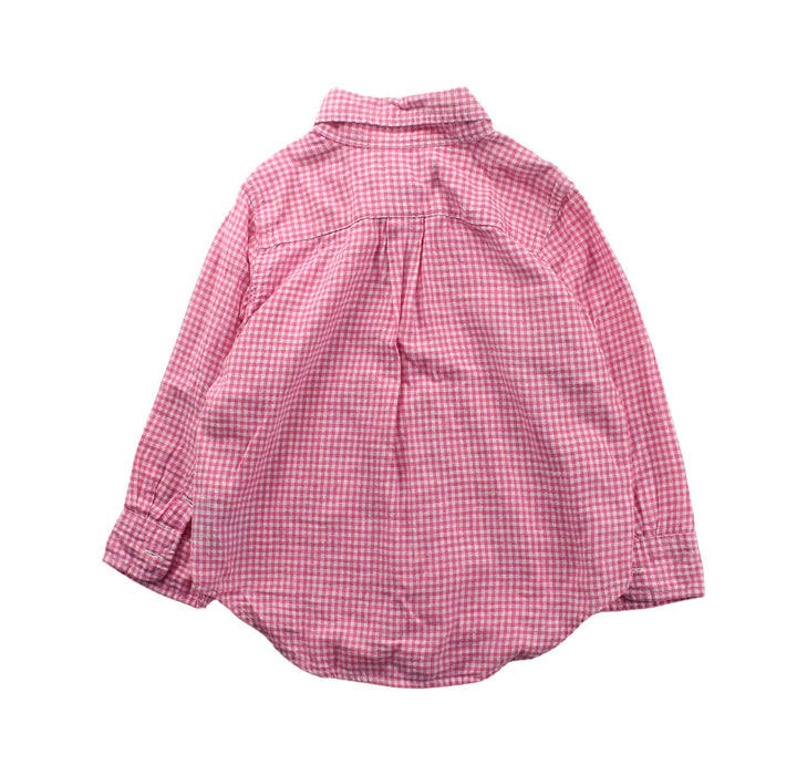 A Pink Long Sleeve Shirts from Ralph Lauren in size 2T for boy. (Back View)